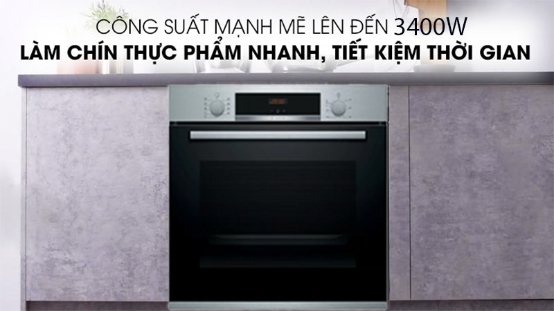 Lò nướng âm tủ Bosch HBA512ES0 - Hàng chính hãng