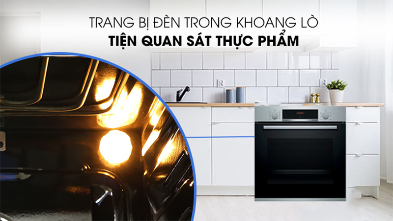 Lò nướng âm tủ Bosch HBA512ES0 - Hàng chính hãng