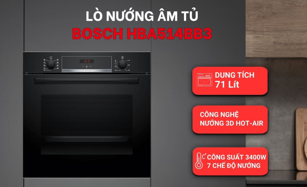 Thiết kế dạng âm tủ, tiết kiệm diện tích, tăng tính thẩm mỹ