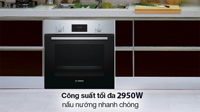 Công suất của Lò nướng âm tủ Bosch HBF114BS0