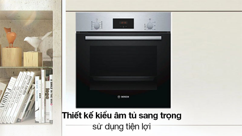 Thiết kế lắp âm của Lò nướng âm tủ Bosch HBF114BS0