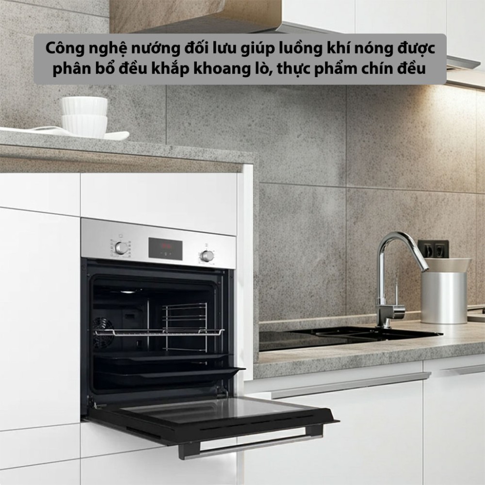 Lò nướng âm tủ Bosch HBF512BS1H 66L - Series 2 - Hàng chính hãng
