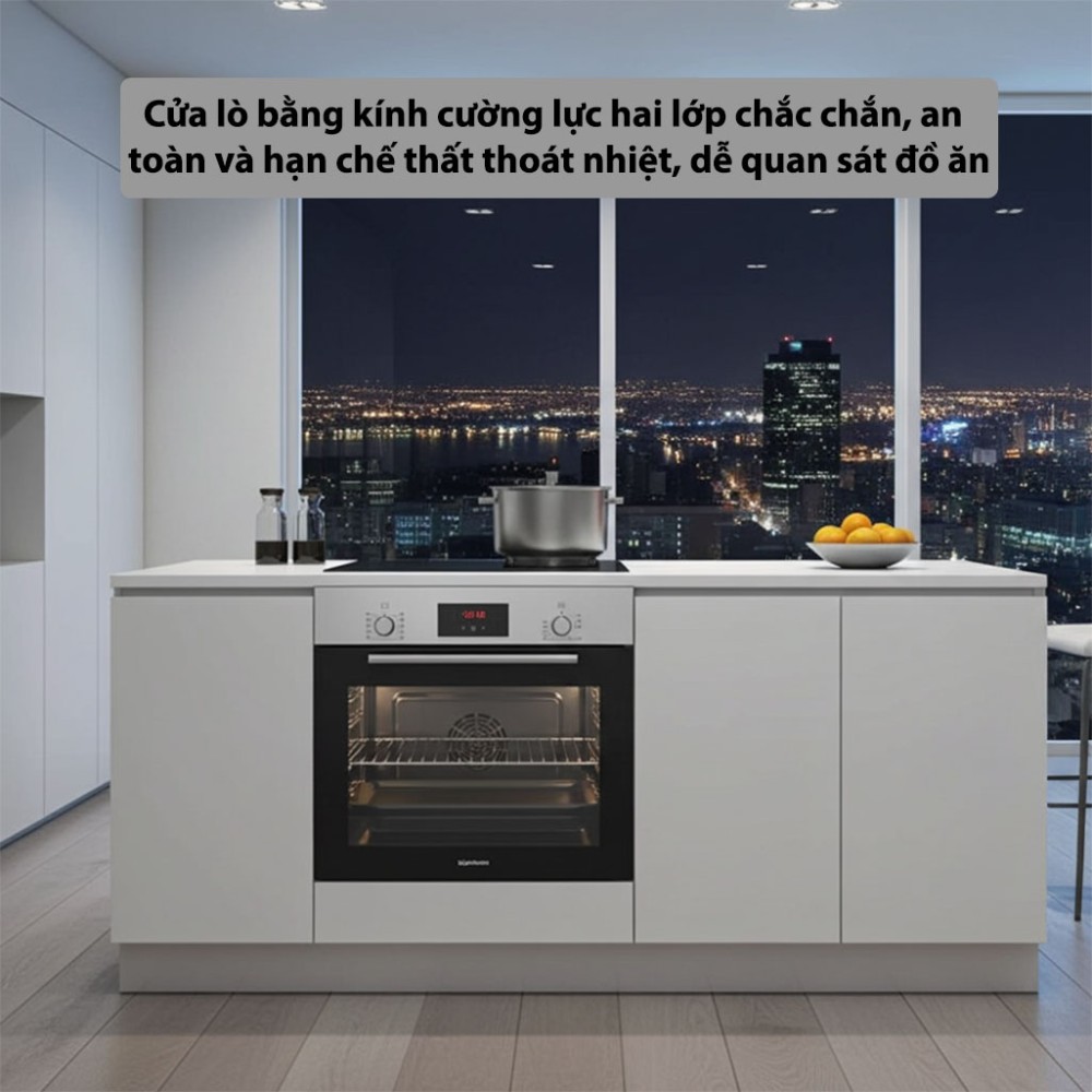 Lò nướng âm tủ Bosch HBF512BS1T - Series 2 - Hàng chính hãng