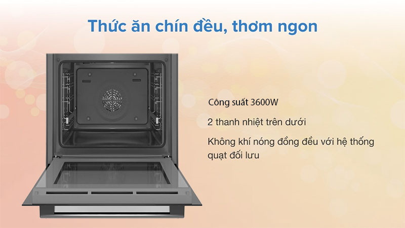 Lò nướng âm tủ Bosch HBG539EB0 - Hàng chính hãng