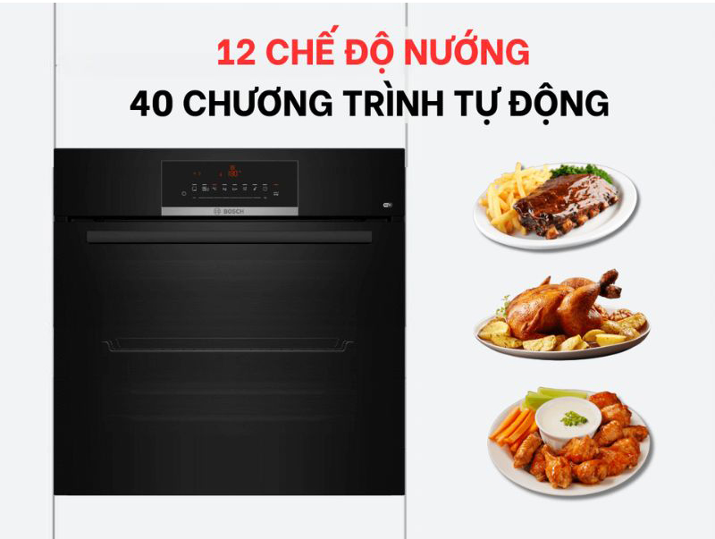 Lò nướng âm tủ Bosch HBJ559EB6M - Hàng chính hãng