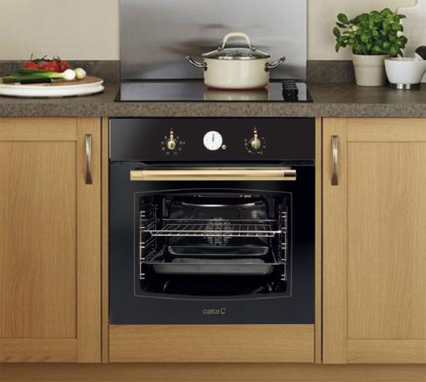 Lò nướng đối lưu âm tủ Cata MRA 708 BK - Hàng chính hãng