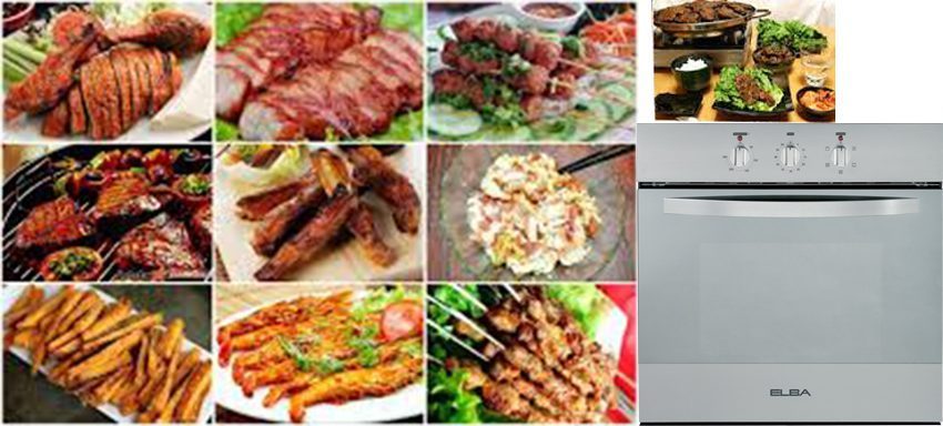 Lò nướng âm tủ Elba 111-722 X - Hàng chính hãng