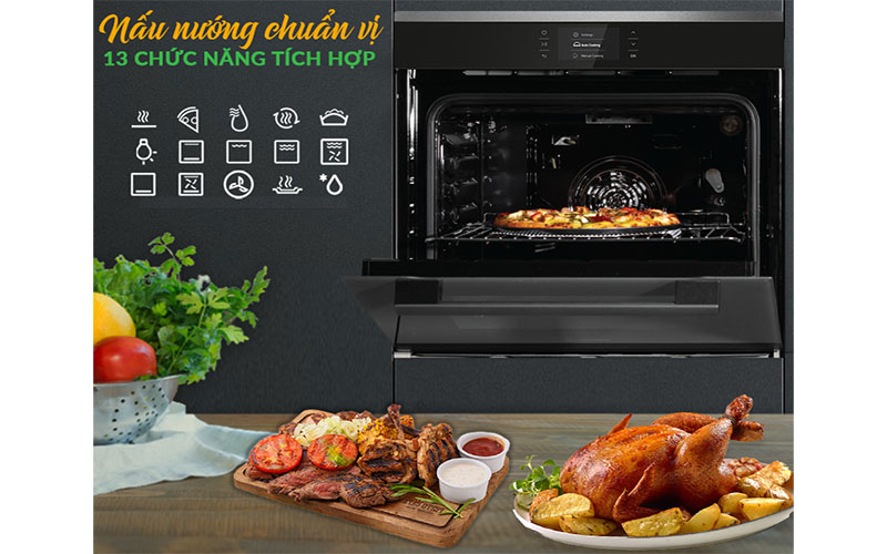 Lò nướng âm tủ Eurosun EOV75TFT - Hàng chính hãng