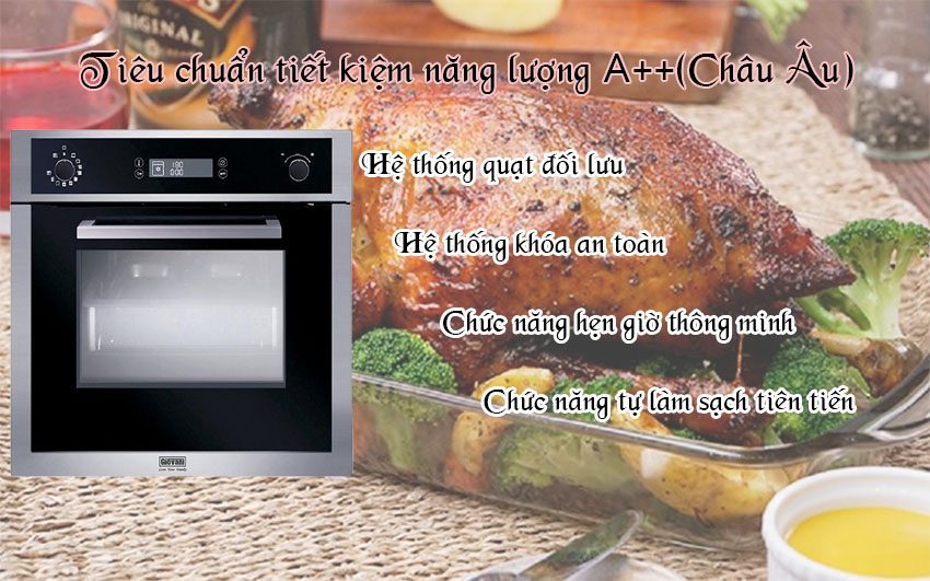 Chức năng của Lò nướng âm tủ Giovani GO-10356S