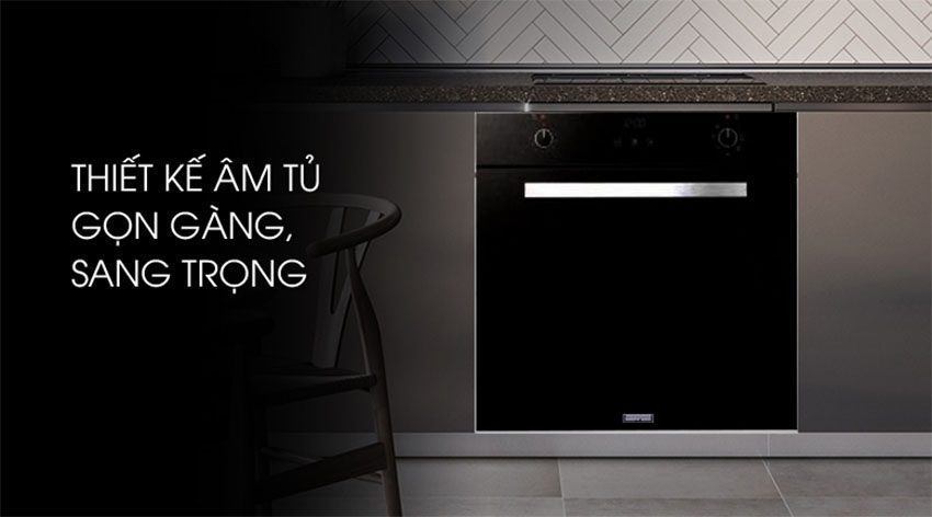 Lò nướng âm tủ Giovani GO-LB 60 PTT với thiết kế lắp âm sang trọng