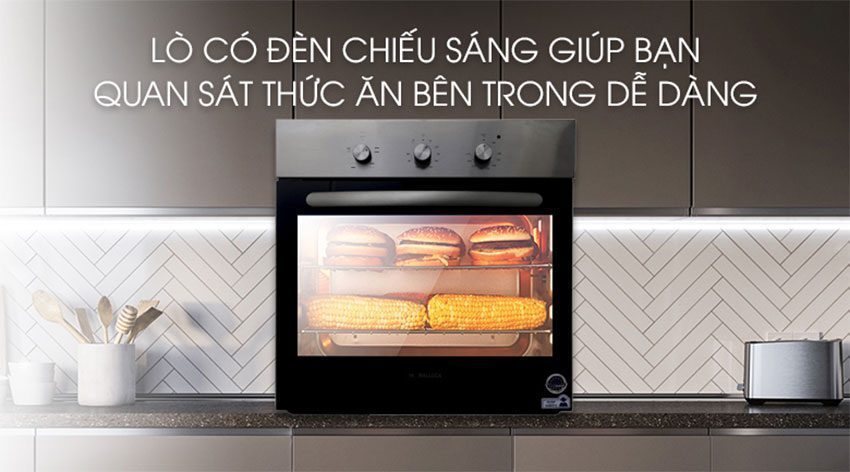 Lò nướng âm tủ Malloca MOV-655EGT - Hàng chính hãng