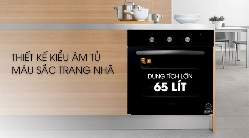 Dung tích của lò nướng âm tủ Malloca MOV-655EST