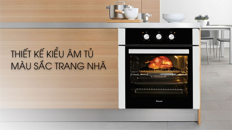 Thiết kế lắp âm của Lò nướng âm tủ Rinnai RO-E6104MA-EB