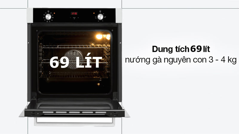Lò nướng âm tủ Rinnai RO-E6110XA-VB - Hàng chính hãng
