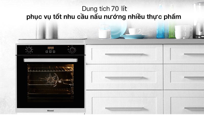 Dung tích của Lò nướng âm tủ Rinnai RO-E6208TA-EM