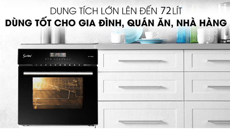 Dung tích của Lò nướng âm tủ Sevilla SV-LN663