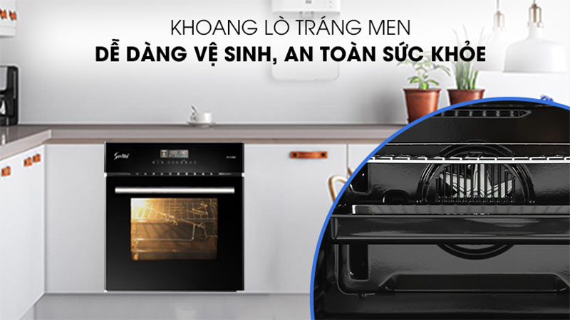 Thiết kế khoang lò của Lò nướng âm tủ Sevilla SV-LN663