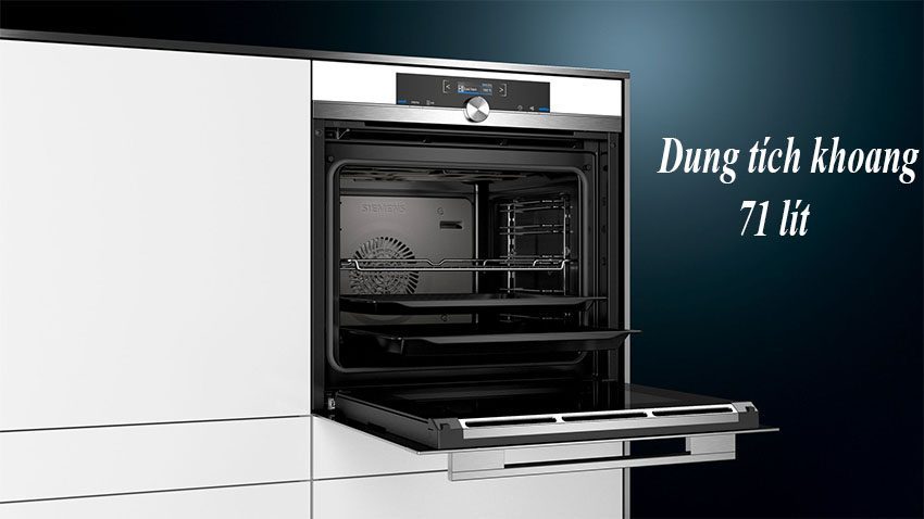 Lò nướng âm tủ Siemens HB634GBW1 IQ700 - Hàng chính hãng