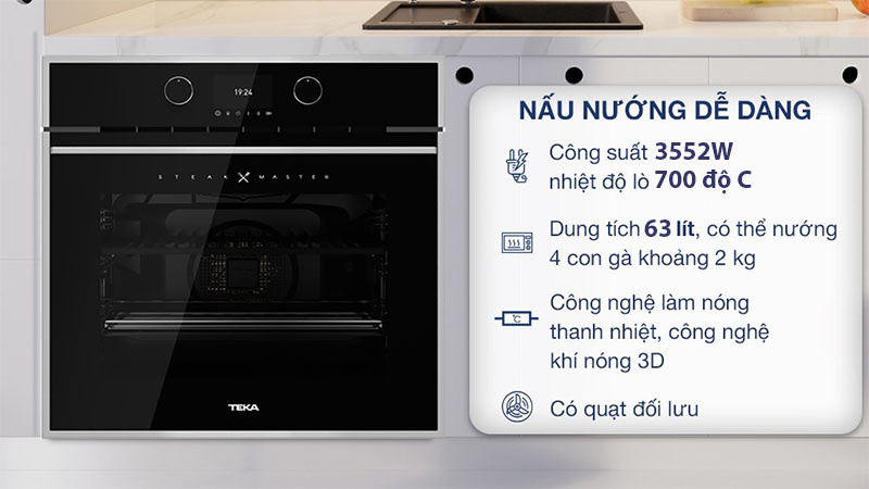 Lò nướng âm tủ Teka STEAK MASTER BKSS - Hàng chính hãng
