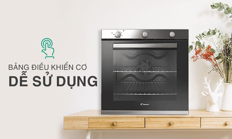 Dễ dàng điều chỉnh nhiêt độ và thời gian cho món ăn với núm xoay
