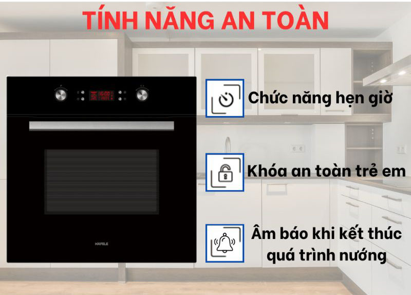 Lò nướng âm tủ Hafele HO-2KT65A - Hàng chính hãng