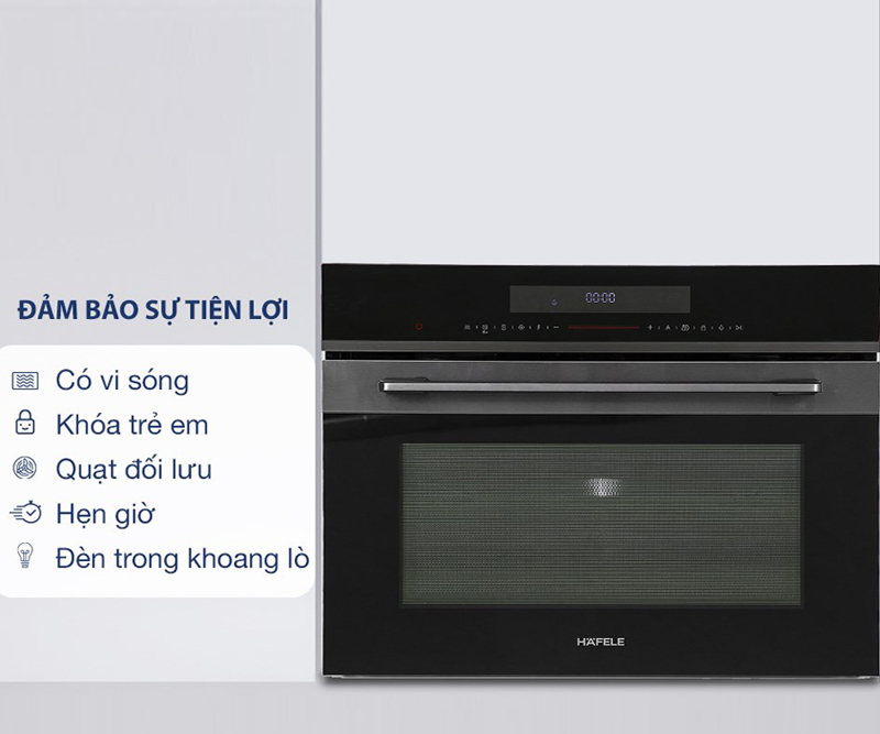 Lò nướng âm tủ Hafele HO-8T72A 538.01.421 - Hàng chính hãng