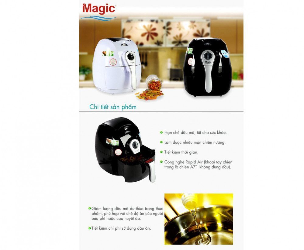 Lò nướng chân không Magic A71DE - Hàng chính hãng