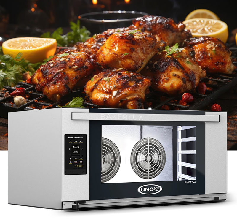 Lò nướng công nghiêp Unox XEFT-04EU-ETDV - Hàng chính hãng