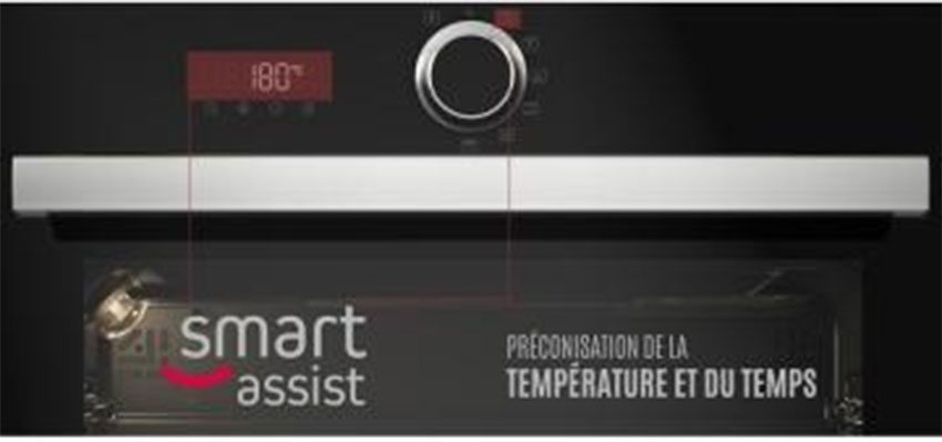 Bảng điều khiển của lò nướng đa năng Brandt BXE6538XS