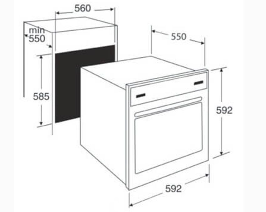 Lò nướng đa năng Brandt FC1045XS - Hàng chính hãng