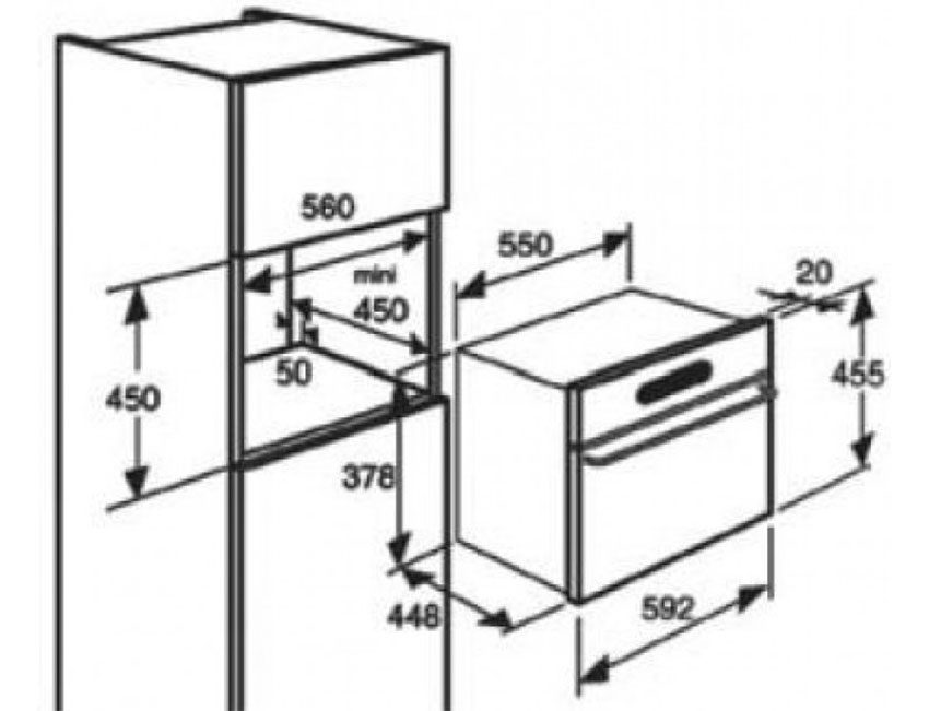 Lò nướng đa năng Brandt FE1245X - Hàng chính hãng