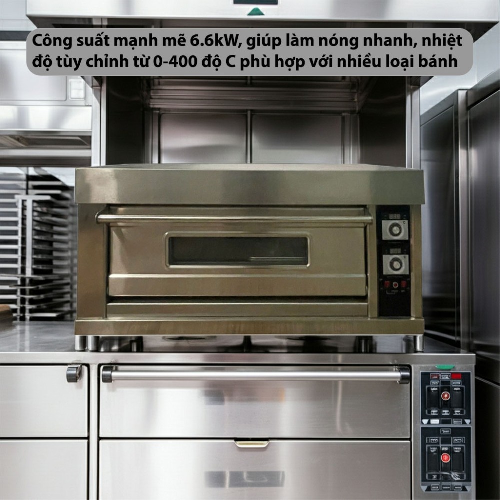 Lò nướng điện 1 tầng 2 khay CVSA WFC-102D - Hàng chính hãng