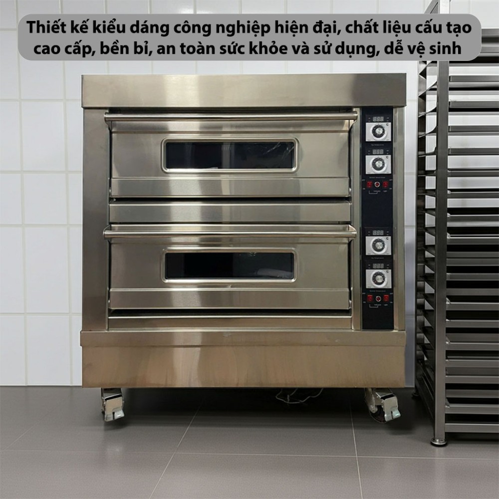 Lò nướng điện 2 tầng 4 khay CVSA WFC-204D - Hàng chính hãng