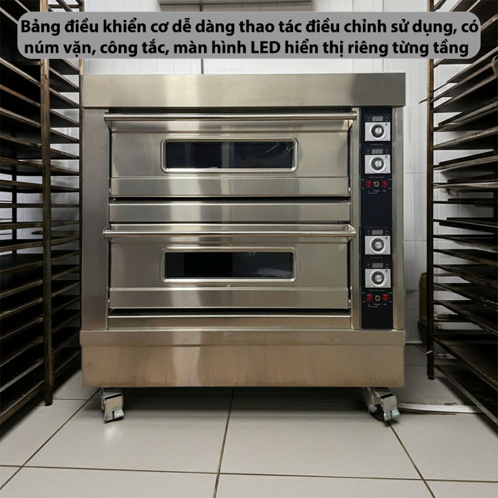 Lò nướng điện 2 tầng 4 khay CVSA WFC-204D - Hàng chính hãng