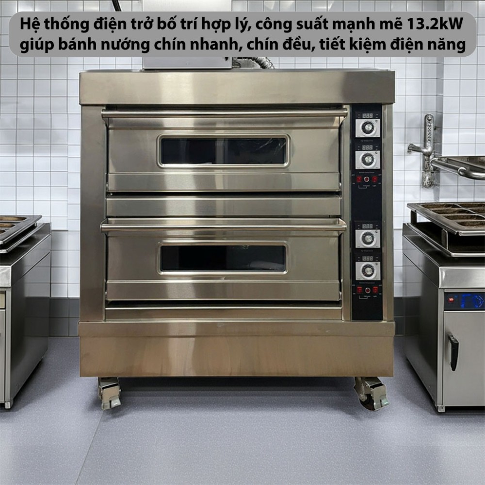 Lò nướng điện 2 tầng 4 khay CVSA WFC-204D - Hàng chính hãng