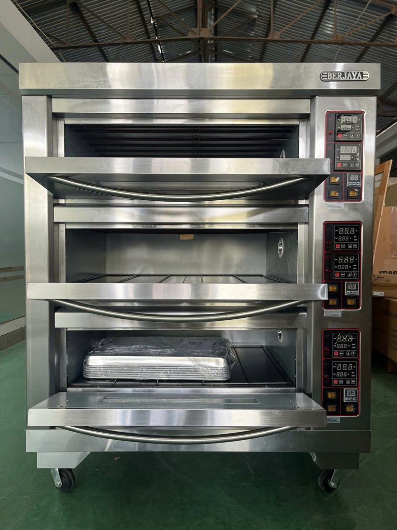 Lò nướng điện 3 tầng 6 khay Berjaya BJY-E20KW-3BDD - Hàng chính hãng