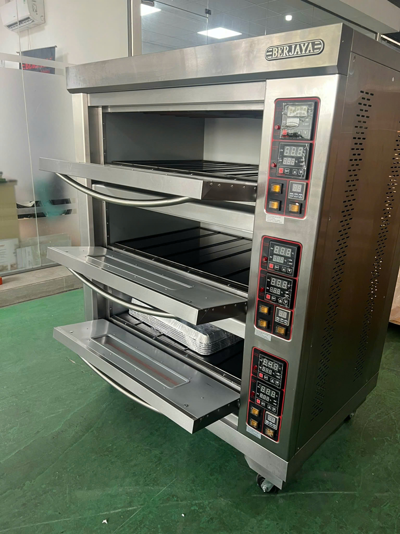 Lò nướng điện 3 tầng 6 khay Berjaya BJY-E20KW-3BDD - Hàng chính hãng