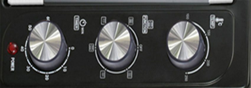 Bảng điều khiển của lò nướng điện Alaska KW-50C