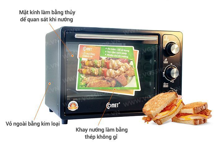 Lò nướng điện Comet CM6516