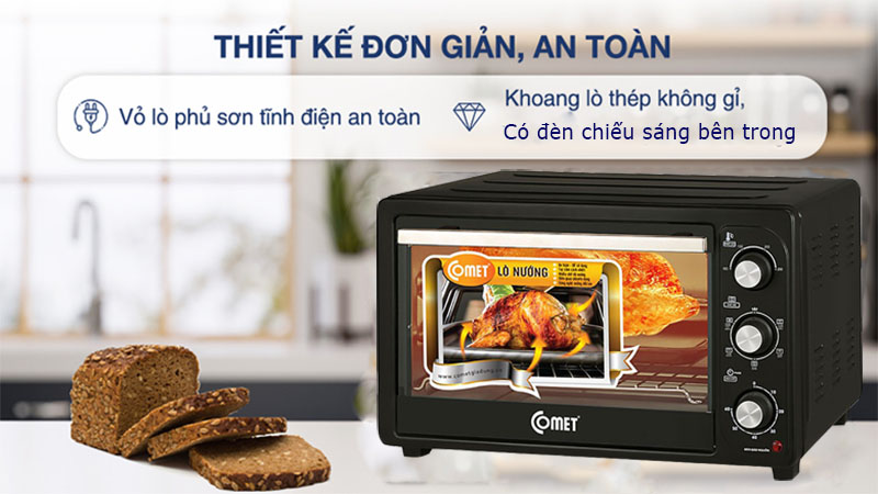 Lò nướng điện Comet CM6518 - Hàng chính hãng