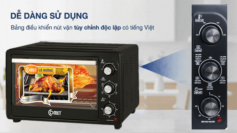 Lò nướng điện Comet CM6518 - Hàng chính hãng