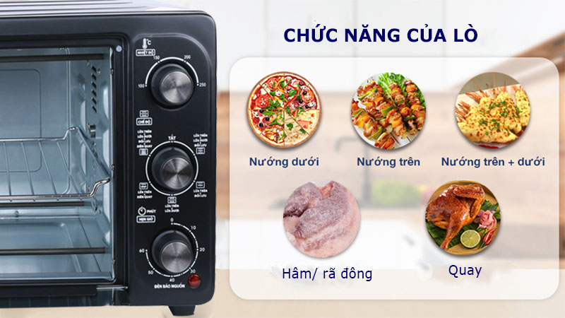 Lò nướng điện Comet CM6518 - Hàng chính hãng