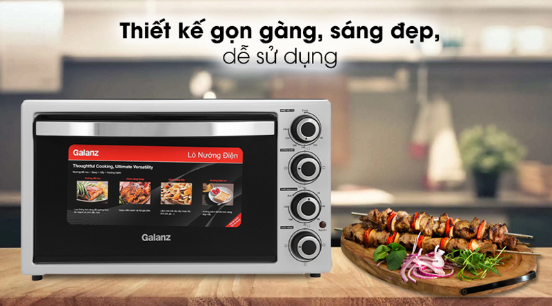 Thiết kế theo kiểu lò nướng thùng nhỏ gọn, sang trọng