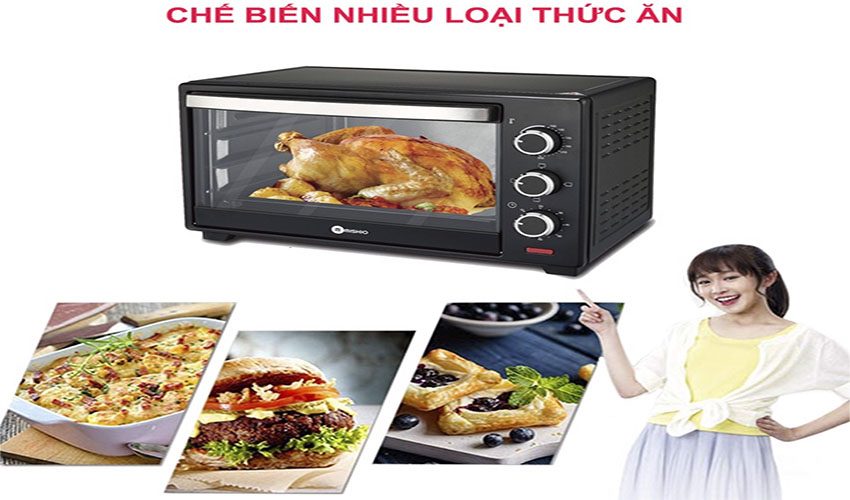 Lò nướng điện Mishio MK-178 - Hàng chính hãng