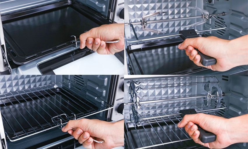 Thiết kế khoang lò của lò nướng điện Sharp EO-A323RCSV-ST