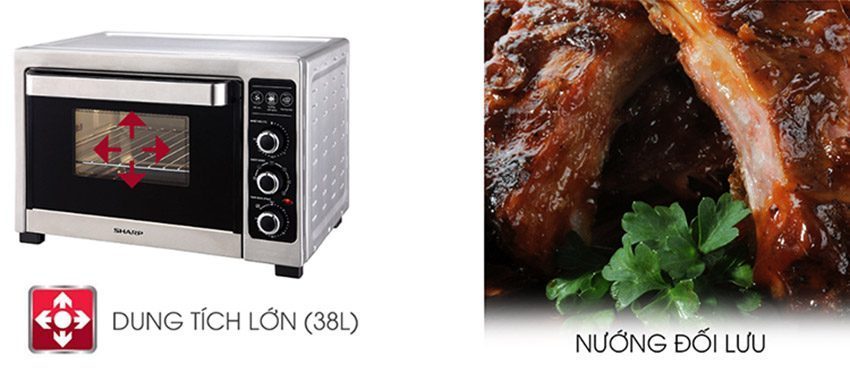Lò nướng Sharp EO-A383RCSV-ST - Hàng chính hãng