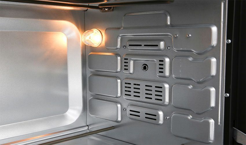 Đèn chiếu sáng của Lò nướng điện Sharp EO-B46RCSV-BK