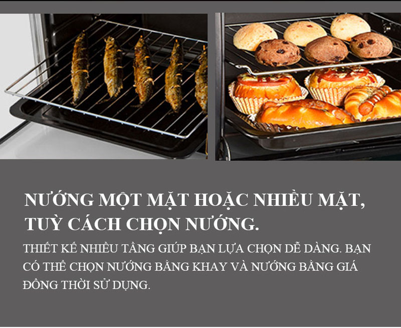 Lò nướng điện Tiross TS9606 - Hàng chính hãng