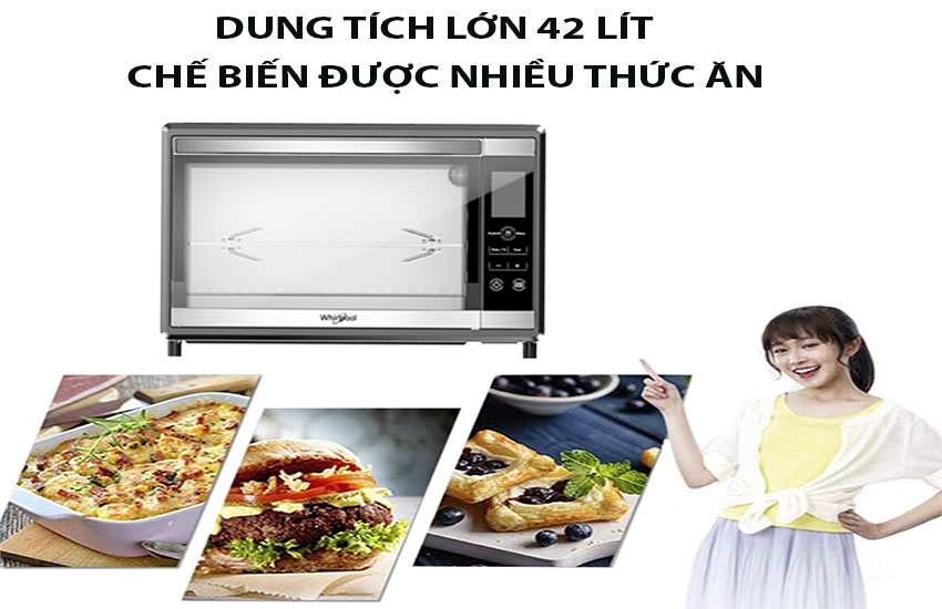Lò nướng điện tử Whirlpool ACO421/SB - Hàng chính hãng