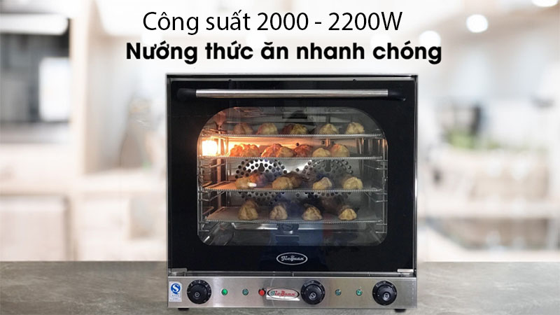 Lò nướng đối lưu 4 khay Jieguan EB-4A - Hàng chính hãng